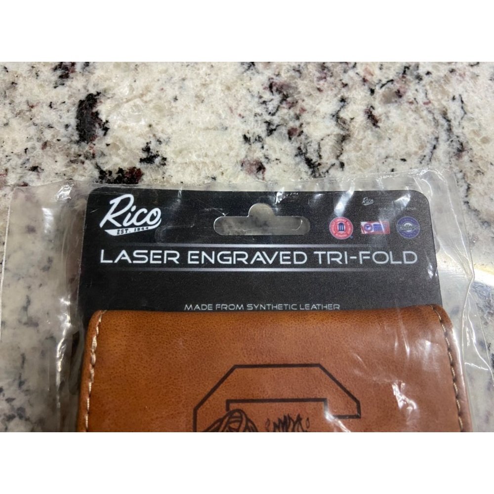 Rico Univeristy of South Carolina collegiate Laser Engraved Tri Fold Wallet - Picture 6 of 6